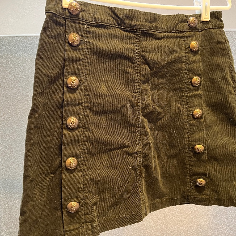 The Kooples corduroy mini skirt